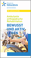 Titelbild Themenbroschüre Ambulante orthopädische Rehabilitation
